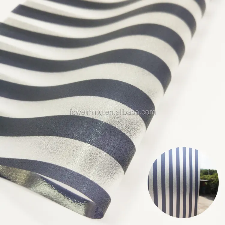 zebra print PVC vinyl static Adhesive window film