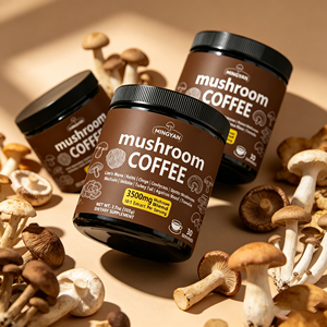 Café Premium con Ganoderma Lucidum para la Salud del Sistema Inmunológico y Alivio del Estrés, Mezcla de Bebida Energética Adaptógena - Product Image 3