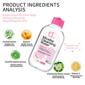 <span class=keywords><strong>Eau</strong></span> <span class=keywords><strong>Micellaire</strong></span> Nettoyante Douce Personnalisable avec Logo, Hydratante, Démaquillante Visage à la Vitamine C, Végane et Non Testée sur les Animaux - Product Image 3