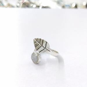Bague en pierre de lune, argent sterling 925, bague en pierre précieuse, collection artisanale de pierres de lune, bagues fines, bijoux en argent, prix de gros - Product Image 5