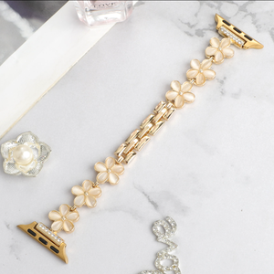 <span class=keywords><strong>Correa</strong></span> de reloj de repuesto de lujo para mujer para <span class=keywords><strong>Apple</strong></span> <span class=keywords><strong>Watch</strong></span> <span class=keywords><strong>correa</strong></span> de Metal 40mm 38mm 42mm para IWatch Series 8 7 6 5 4 3 2 Acero inoxidable - Product Image 2