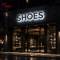 Enseignes lumineuses LED personnalisées rétroéclairées pour extérieur, lettres 3D en acier inoxydable pour entreprises, magasins, signalétique LED, panneau de signalisation, logo
