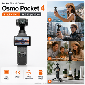 Cámara con Gimbal Osmo Pocket 4, CMOS de 1 Pulgada, Video 4K a 240fps, para Viajes, Creadores de Contenido, Kit de Estudio, Venta al Por Mayor - Product Image 1