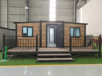 Casa Contenedor Expandible Moderna de 20 pies, Hogar Modular Prefabricado, Estructura de Acero con Aislamiento Impermeable para Vivienda Pequeña, Oficina o Villa