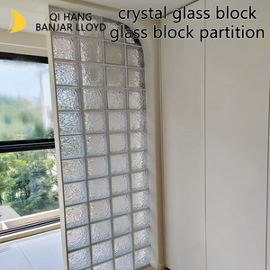 Factory Direct Sales Crystal Brick Ultra-clear <b>Glass</b> Brick Home Decoration Solid <b>Glass</b> Blocks Crystal Brick - Product Image 2