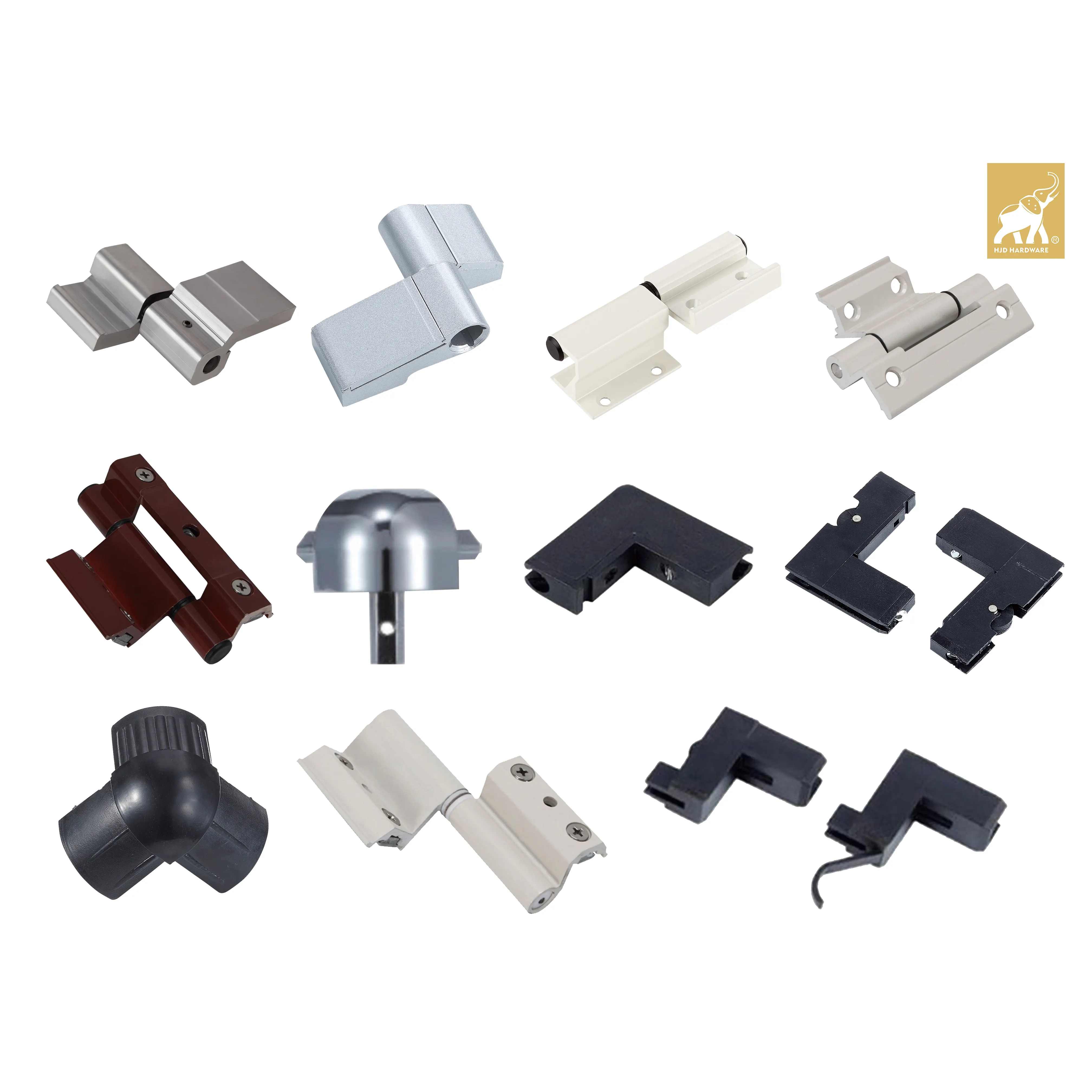 style slab door hardware for doors and windows fitting square pipe tube 25mm connectors aluminium window profile corner joint