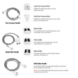 เครื่องนวดยกกระชับสัดส่วนสุญญากาศเครื่องนวดหน้าเรียว M30ทรงสุญญากาศ Vela - Product Image 4