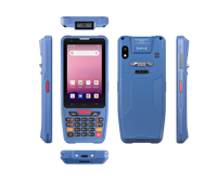 Lecteur RFID NFC portable IP67, scanner de codes-barres PDF417, collecteur de données d'inventaire GSM Google, terminal de données mobile Android PDA