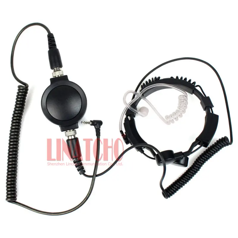 FT-10R FT-40R FT-50R VX-1R VX-2R VX-3R VX-5R 3,5 MM Pin táctico Walkie Talkie auricular auriculares micrófono de garganta