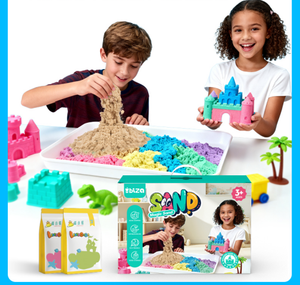 Sable magique sensoriel coloré non toxique pour enfants, sable de jeu éducatif idéal pour les magasins d'artisanat, vente en gros - Product Image 5