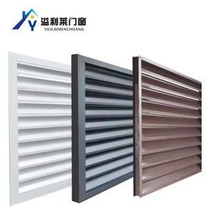 Obturateur de plantation en tilleul d'alliage d'aluminium moderne obturateur horizontal de sécurité stores à persiennes verticaux pour entrepôt d'hôtel extérieur - Product Image 5