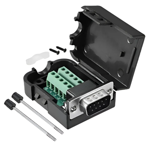 Adaptador de Terminal Serial RS232 DB9 Macho con Conector de Clips Negros, Nuevo, para Juegos y Uso en Portátiles, Conexión Enchufable - Product Image 2