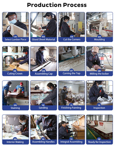 8807 Venta caliente Orden de prueba preferido Ataúd de estilo <span class=keywords><strong>simple</strong></span> americano Ataúd de madera y ataúd Acabado blanco hecho de madera maciza de Álamo - Product Image 6