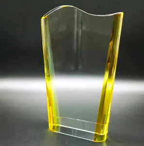 Изготовленный на заказ резной памятный кристалл с базовым трофеем Хрустальная медаль доска хрустальный трофей
