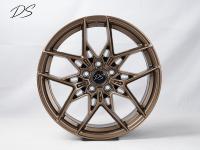 Jantes de voiture neuves de 18 pouces 8J, 5x114.3, en aluminium 6061-T6 noir brillant, fabriquées par flow forming, fournie directement par l'usine