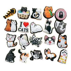 Adornos de PVC <span class=keywords><strong>para</strong></span> <span class=keywords><strong>Zapatos</strong></span> con Diseño de Gato, Decoraciones Kawaii <span class=keywords><strong>para</strong></span> Zuecos, Accesorios Duraderos <span class=keywords><strong>para</strong></span> <span class=keywords><strong>Zapatos</strong></span> con Color y Tamaño Personalizados <span class=keywords><strong>para</strong></span> Amantes de los <span class=keywords><strong>Gatos</strong></span> - Product Image 1