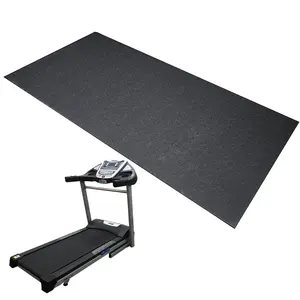 Anti Slip Geluidswerende Hoge Kwaliteit Rubber Basis Anti Slijtage Pu Lederen Top Loopband Machine Mat Pad Fabriek Vloermat Mat