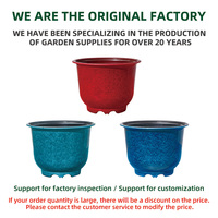 Meilleures ventes : Pots de fleurs de luxe pour intérieur/extérieur, style Japandi chinois, grands, colorés, en PP émaillé, avec trou de drainage, durables