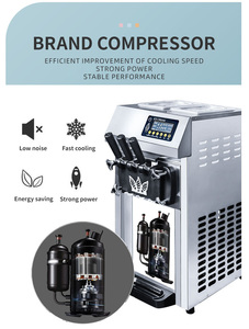 Macchina SHZM-A126 per gelato morbido macchina per gelato morbido <span class=keywords><strong>3</strong></span> gusti - Product Image 3