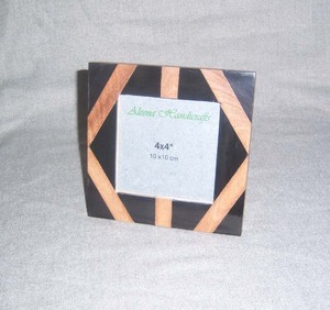 Cadre photo en bois et résine incrusté, artisanal, magnifique, pour la décoration, provenant d'India Craft Galore Export India - Product Image 5