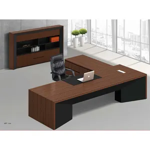 Best executive luxury office manager tables and desks solid wood reception executive ceo organizer table office desk for sale