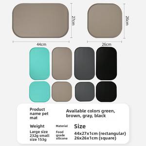 Tapete de Silicona para Mascotas, Impermeable, Antiadherente, de Grado Alimenticio, para Comida y Baño, Venta al por Mayor - Product Image 6