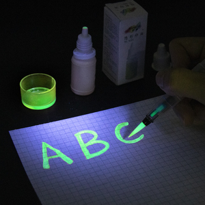 Tinta Invisible UV de 10 ml para Sellos Autoentintables, Escritura de Mensajes Secretos, Tinta Fluorescente Visible Bajo Luz Negra UV - Product Image 3