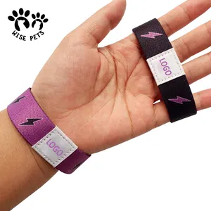 New Design Widely Use Sports Stretch Hand Band Pulsera Elastica Sublimation Printing Bracelet Elastic Polyester Cloth Wristband