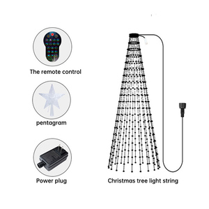 Rgbic lập trình trang trí ngoài trời đèn Halloween chuỗi đèn thông minh DIY tùy chỉnh hiển thị Cây thông giáng sinh đèn - Product Image 6