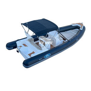 เรือตกปลาทำจากไฟเบอร์กลาส680ยางสูบลมได้เรือยอร์กา23ft ยุโรป - Product Image 3