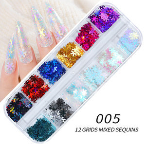 Haute qualité Offre Spéciale mélange Laser coeur forme <span class=keywords><strong>lettre</strong></span> 3D paillettes paillettes ongles - Product Image 6