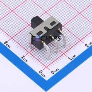 SS-12D11-G050 Slide Switch Through hole,13.4x6.6x6.4mm Switch Single Pole Double Throw Rectangle Pin Header PC Pin 13.4mm - Product Image 2