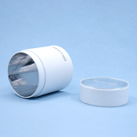 Boîte de dentifrice de luxe en carton rigide blanc, emballage artisanal cylindrique unique, fabriquée sur mesure par le fabricant, pour cadeau, avec fonctionnalité recyclable