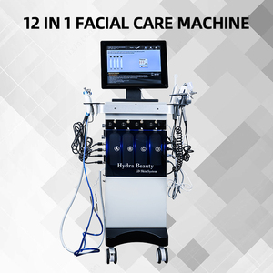 เครื่องไฮดราบิวตี้ 11-in-1 สำหรับผิวขาวกระจ่างใส ขัดผิวแบบไมโครเดอร์มาเบรชั่น ดูแลผิวหน้า ทำความสะอาดล้ำลึก อควาพีลลิ่ง แบบหลายหัวต่อ - Product Image 4