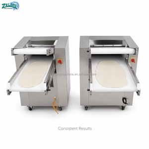 Macchina Pressatrice per Impasto Semi-Automatica ZL-DP500, Spessore Regolabile, Attrezzatura per Impastare Pane e Pasticceria, 220V/380V, per Panetterie - Product Image 5