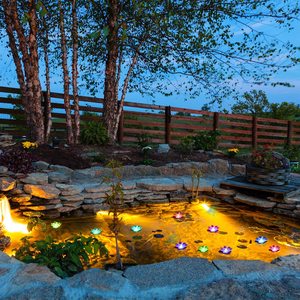 Lumière de lotus solaire décoration de jardin paysage extérieur Led coloré automatique modifiable flottant l'eau lampe étanche - Product Image 5