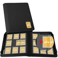 Álbum para Tarjetas Coleccionables, Álbum con 360 Bolsillos para Tarjetas Coleccionables, Carpeta con Cierre para Tarjetas Coleccionables