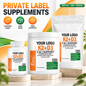 Vitamina K2 Premium con D3, Fórmula 2 en 1 para la Salud del Corazón, Apoyo Óseo y Absorción de Calcio, Suplemento Dietético de Vitamina K2 D3 - Product Image 6
