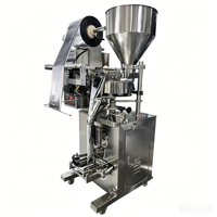 Chutney de beurre d'arachide contrôlé par PLC en acier inoxydable 304 Machine de remplissage de scellage à 4 côtés avec imprimante de date en vente