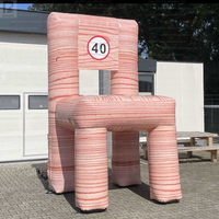 Fauteuil gonflable géant, chaise de salle à manger grande taille, modèle de siège personnalisé avec logo pour événements commerciaux, décoration de mobilier, fêtes, scènes