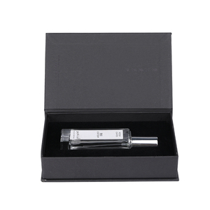 Fábrica OEM logotipo personalizado negro forma de libro embalaje cartón papel botella de <span class=keywords><strong>Perfume</strong></span> embalaje cosmético cajas personalizadas - Product Image 2