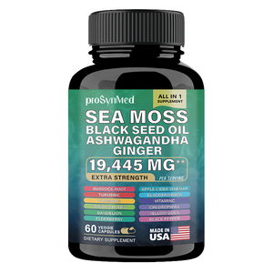 Cápsulas de Nori Multi-Ingredientes para Adultos, Suplementos Herbales Orgánicos Naturales Puros para Mejorar la Memoria y el Sueño, 60 Cápsulas - Product Image 1