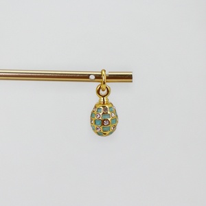 SHINNYGIFTS Colgantes con forma de huevo esmaltado para collar y pendiente Regalos de Pascua Favor DE BODA Ventas al por mayor - Product Image 4