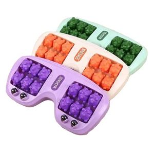 Meridiaan Spier Relaxatie Voet Acupressure Punt Ontspannen Reliëf Plantaire Acupoint Magnetische Kralen Voet Massage Roller Tools - Product Image 1
