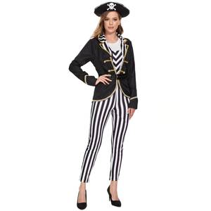 Disfraz de Pirata Rayado para Mujer, Tallas M-XL, Estilo Somalí, Ladrón de Mar, Capitana del Caribe - Product Image 5