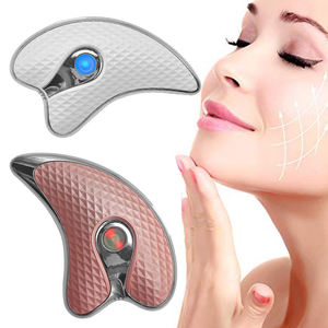 <b>Microcurrent</b> Beauty Facial Lifting Skin Tightening Face Massage <b>Machine</b> Guasha Electric Massager ABS Lightweight Home Skin Care - Product Image 1