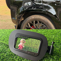 Capuchon de réservoir de carburant transparent compatible avec le modèle urbain LR Defender, construction en aluminium, finition noir mat métallique