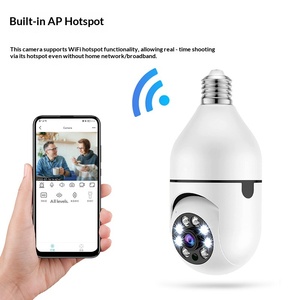 Telecamera di Sicurezza A6 a Forma di Lampadina, Rotazione, Controllo Vocale Remoto, Visione Notturna a Infrarossi ad Alta Definizione - Product Image 2