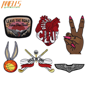 Patch d'appliques de papillon brodé d'ours de renard de scout uni sur mesure d'amusement personnalisé individuel thermoscellant en vrac pour sacs - Product Image 2