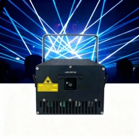Luz Láser de Animación RGB de 5W, 35kpps, Galvanómetro, Control ILDA DMX, IP65 Impermeable, para Espectáculos en Parques al Aire Libre